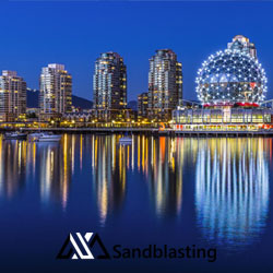 AXA Systems portfolio - AXA sandblasting website