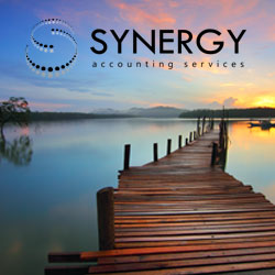 AXA Systems portfolio - Synergy accoounting services website